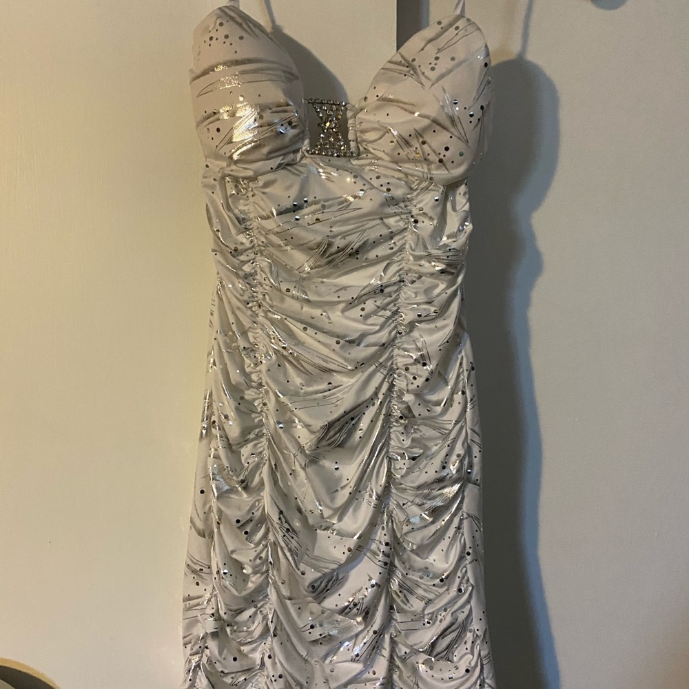 Homecoming dress size small white
